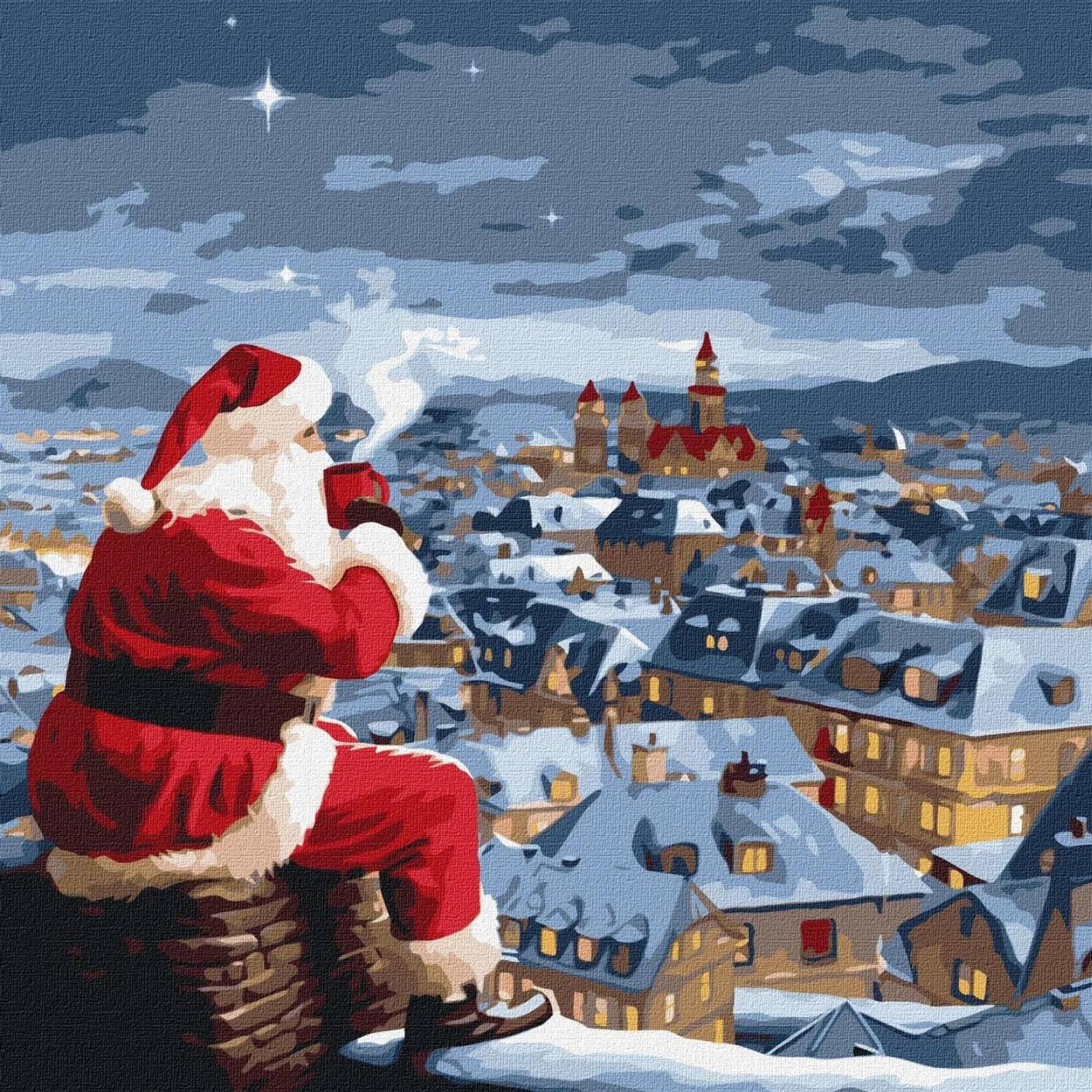 Ideyka Christmas Night Painting by Numbers kit